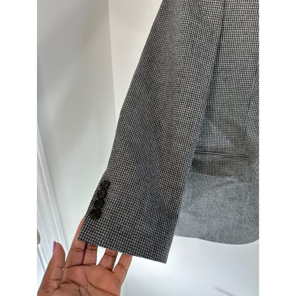 Ralph Lauren Men's Wool Houndstooth Business Career Blazer Sport Coat Size 42L - Picture 2 of 10